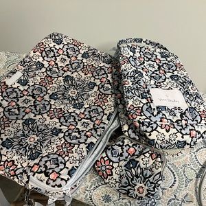 Three piece Lisbon medallion set by Vera Bradley.